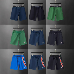New Flocking Mon Mon Printed cler Mouth Velcro Shorts Men's and Women's Pants Couple's Beach Pants