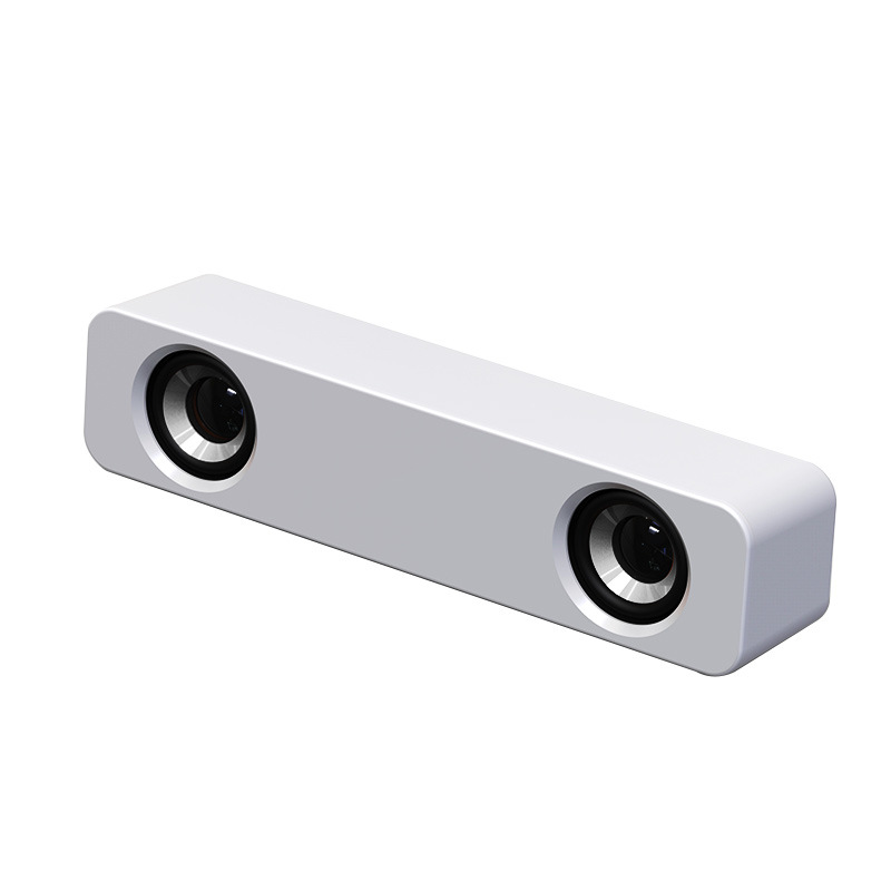 Computadora de audio de escritorio portátil para el hogar pequeño audio USB con cable altavoz subwoofer con sobrepeso altavoz de audio