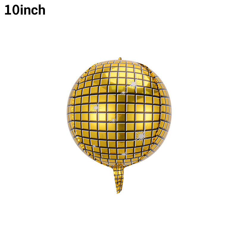 Globo 4D Disco láser transfronterizo de 22 pulgadas DISCO bola KTV bar decoración de fiesta globo de película de aluminio decorativo
