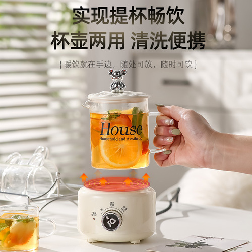 Health Pot Small Office Multifunctional Home Mini Tea Kettle Flower Tea Pot Cooker Cup Gift Box Festival Gift Little