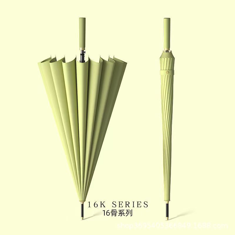 24骨アップグレード強化傘大量卸売り純色日除け傘防風傘長柄傘両用日焼け止め傘|undefined