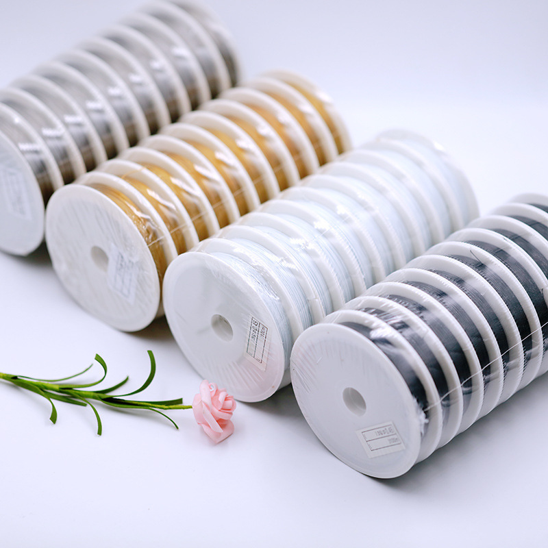 Steel Wire DIY Handmade Beaded Steel Wire Door Curtain Wire Beaded Lead Jewelry Shoes and Clothing Wire Wholesale