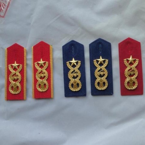 文工团肩章领章 演出肩章领章 红色蓝色乐队肩章演出肩章演出服