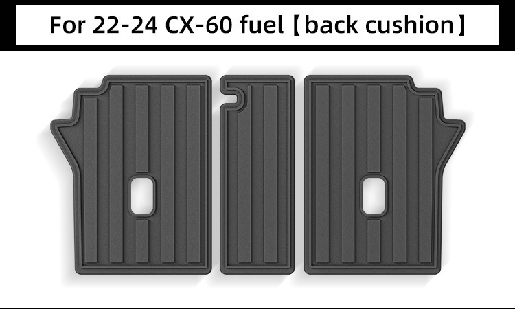 For Mazda CX-60 22-24 car floor mats, TPE, trunk mat, seat back mat