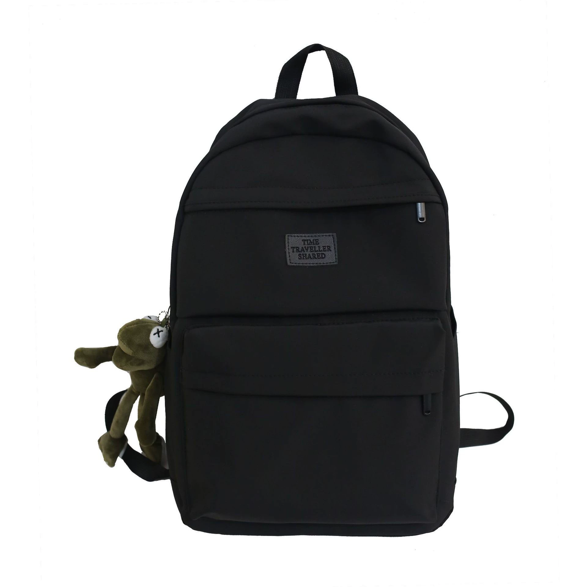 Capacious backpack, brand shoulder bag, Korean style, for teenagers, for students