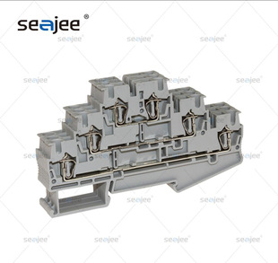 Supply ST-2.53L three-layer spring terminal screw-free terminal ST2.5-3L pull-back spring Terminal wholesale