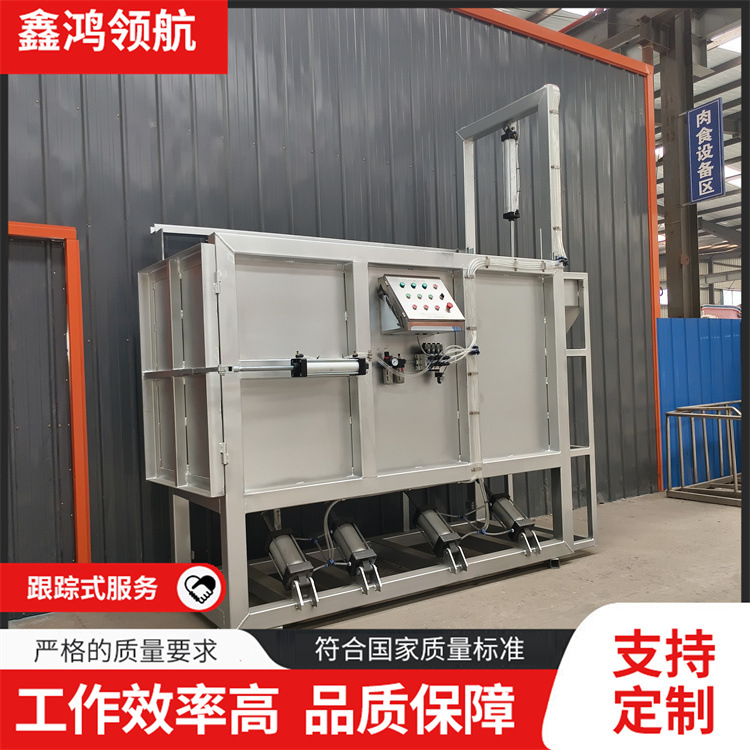 牛气动翻板箱屠宰场大型肉牛宰杀翻版箱全自动牦牛宰杀流水线设备