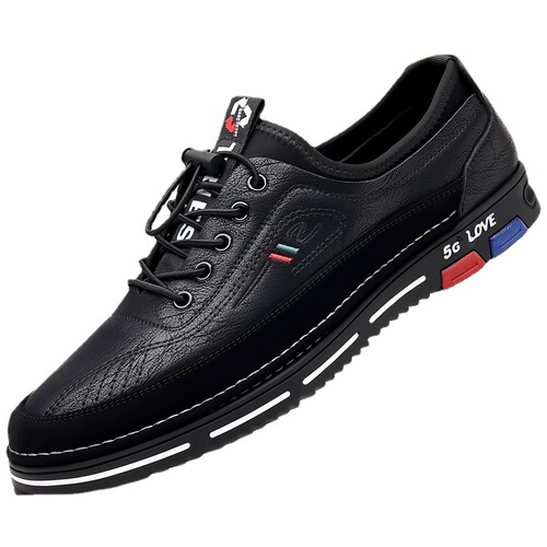 Men's Large Size Shoes 48/49.5 Spring Trend Shoes Soft Sole Soft Leather Casual Leather Shoes