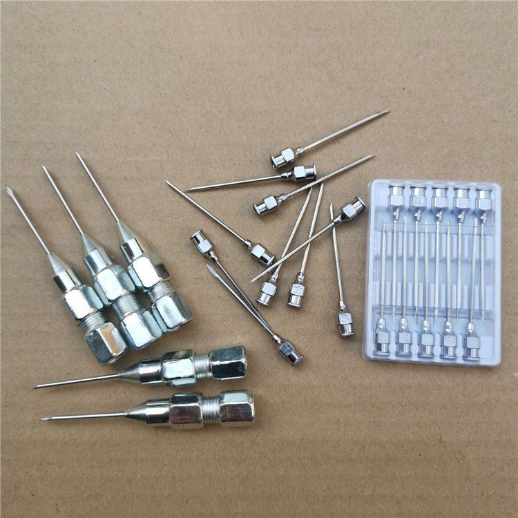 针式尖头黄油枪枪头平头气动黄油枪嘴高压黄油枪头子手动油嘴配件