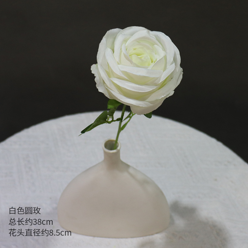 Material de flor de boda blanco brumoso artificial Misty Wedding Hall decoración camino plomo arreglo de flores techo flor artificial Flor de plástico