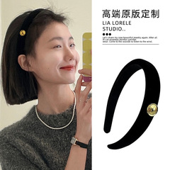 French vintage gold labeled hair clip for summer outings, versatile Insta-style hair pin and hair bun accessory, 2023 new design