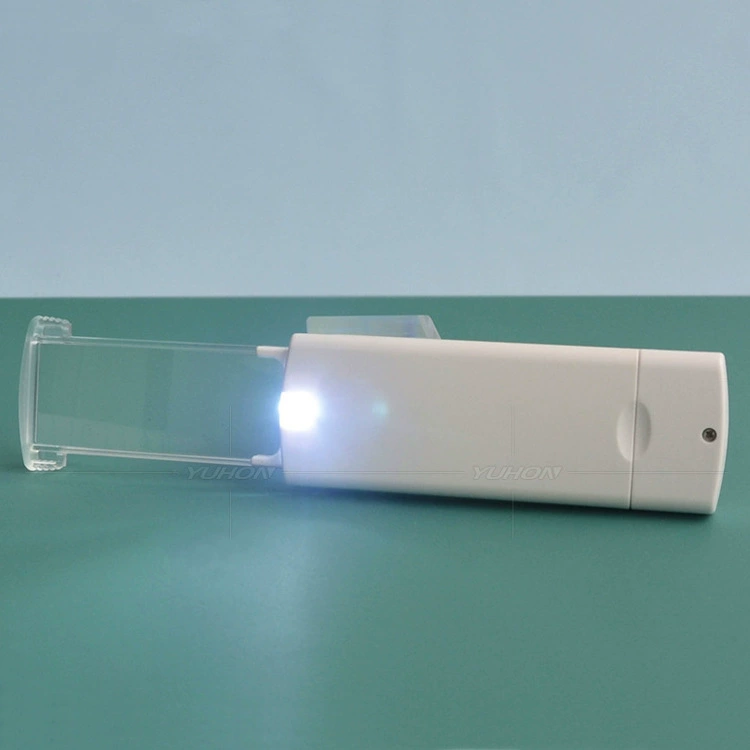 Выдвижное светодиодное освещение увеличительное стекло портативные карты смолы объектив HD чтение антикварная коллекция