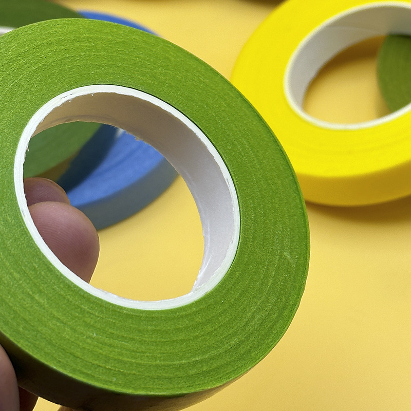 Fuente de fábrica directa verde verde claro floral mano DIY material de papel adhesivo corolla de flores varilla adhesivo adesivo adjunto