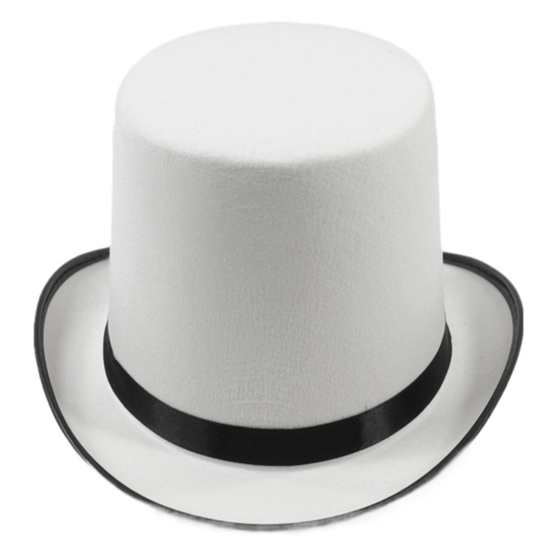European and American high top hat 16cm high hat performance Jazz hat Lincoln high hat magician Gentleman hat Halloween hat
