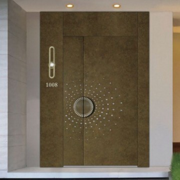 High-End Insulated and Soundproof Security Door with Thermal Break Aluminum Frame for Villa Entrance, Pivot Door, and Offset Door for Foreign Trade Export