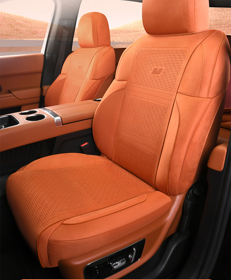 New Model of Special Vehicle Ideal L8 (3D Upgraded Version) Suede Saddle Pad Breathable Car Seat Cushion Special Seat Cover