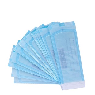 in stock wholesale nail tools disinfection bag high temperature high pressure disposable sterilization packaging paper plastic bag sterile