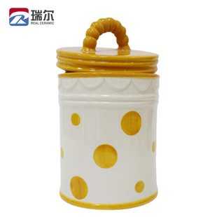 Ceramic sealed cans pet cans dog food cans foreign trade export creative cartoon ceramic pet supplies wholesale