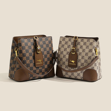 跨境热销包包高质感水桶包欧美复古时尚女士大容量手提单肩斜挎包