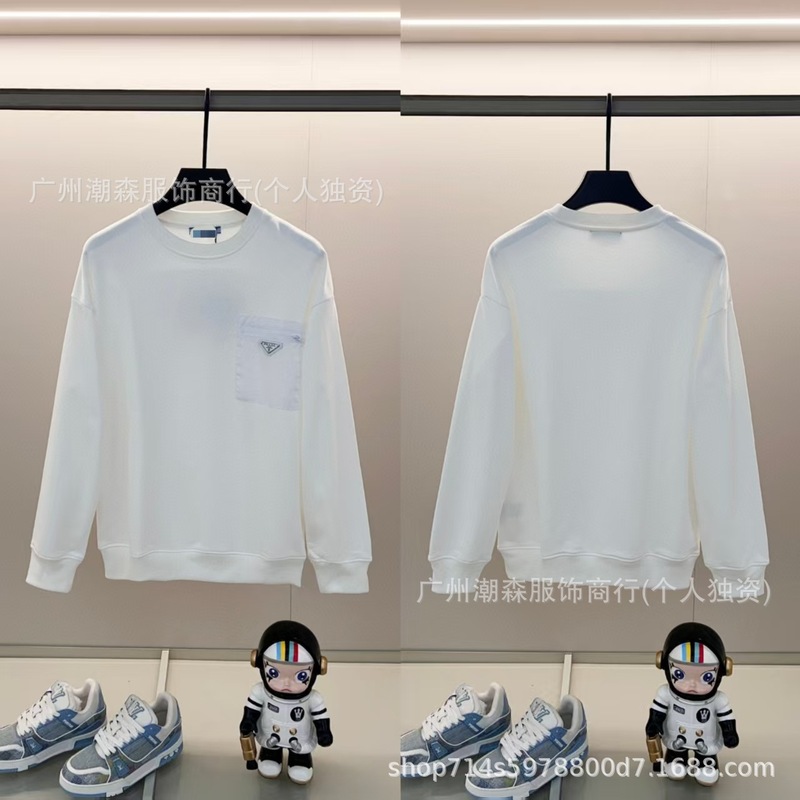 现货PRA高版本2025普家系列新款三角标潮牌长袖连帽卫衣跨境代发|undefined