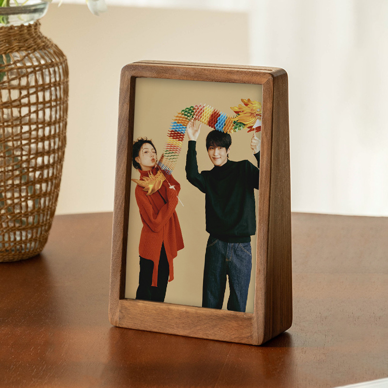 台形アクリル両面透明型枠は写真を洗って振り子を作ってdiy表装枠展示棚を印刷する