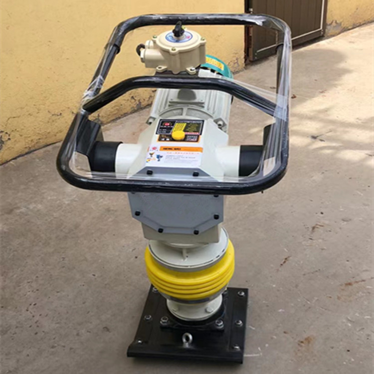 供应110型380V电动振动冲击夯 源厂直供修路好帮手实用
