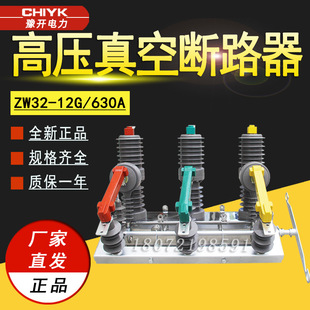 Zw32 Vacuum Circuit Breaker Zw32-12G/630 Outdoor High-Voltage Vacuum Circuit Breaker 10Kv High-Voltage Pole Switch