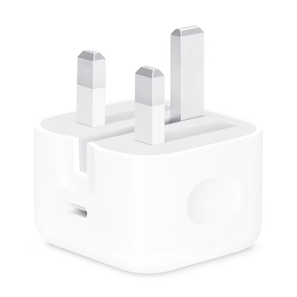 20W cabeza de carga rápida estándar británico para Apple 12 teléfono móvil iPhone13 carga rápida 20W cargador PD carga rápida caso en caja