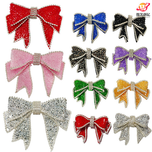 3D DIY Bead Butterfly Knot Lapel Pin, Clothing Earrings Shoes Hats Accessories Decorative Ornaments