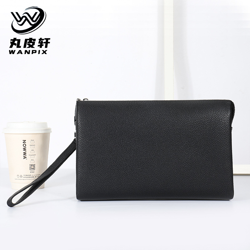 手拿包 现货高档男士手拿包大容量休闲商务手拎包时尚钱包批发