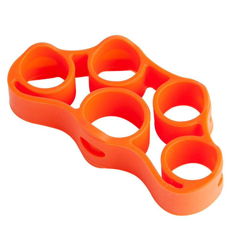 Silicone de cinco dedos entrenador de dedos de entrenamiento de agarre huevo bola de agarre anillo de cinco dedos teclas de rehabilitación conjunto de agarre de fuerza