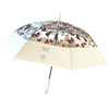 WPC oil painting cat transparent umbrella INS high face value cure system creative 8 bone automatic fiber long -handle long umbrella wholesale