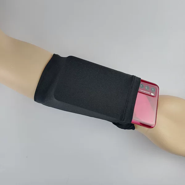 Running Mobile Phone Arm Bag, Sports Wrist Bag, Outdoor Cycling Mobile Phone Bag, Men's and Women's Fitness Marathon Arm Bag, Coin Purse