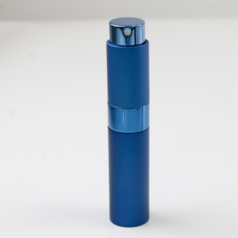 10ml 3 セクション回転アルミボトルポータブルスプレー香水ボトルロゴ印刷可能在庫あり|undefined