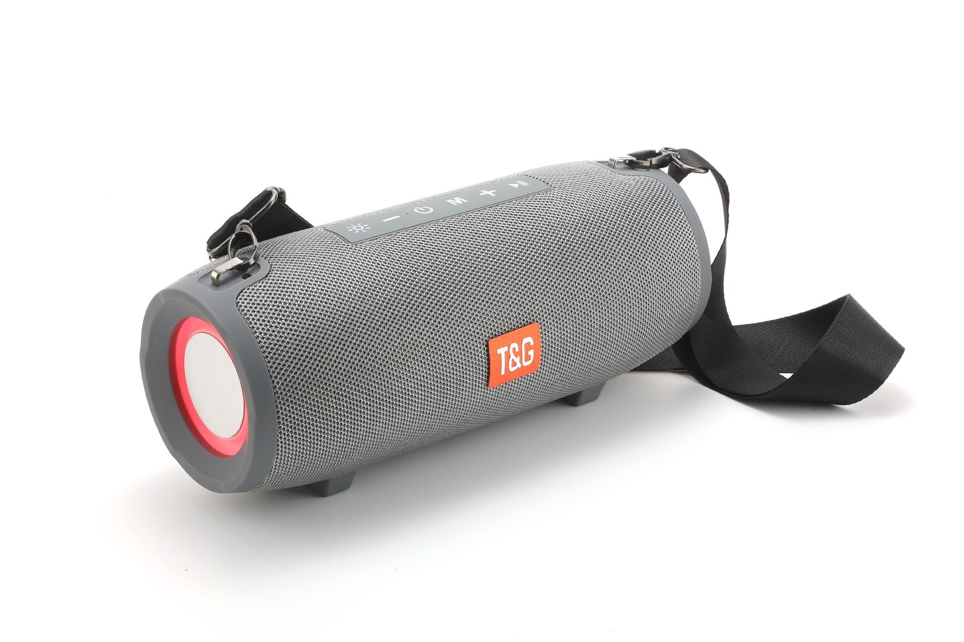 Altavoz Bluetooth TG322 Tambor de guerra grande con luz anti-película Tarjeta USBTF conectada a radio Subwoofer pesado portátil para exteriores