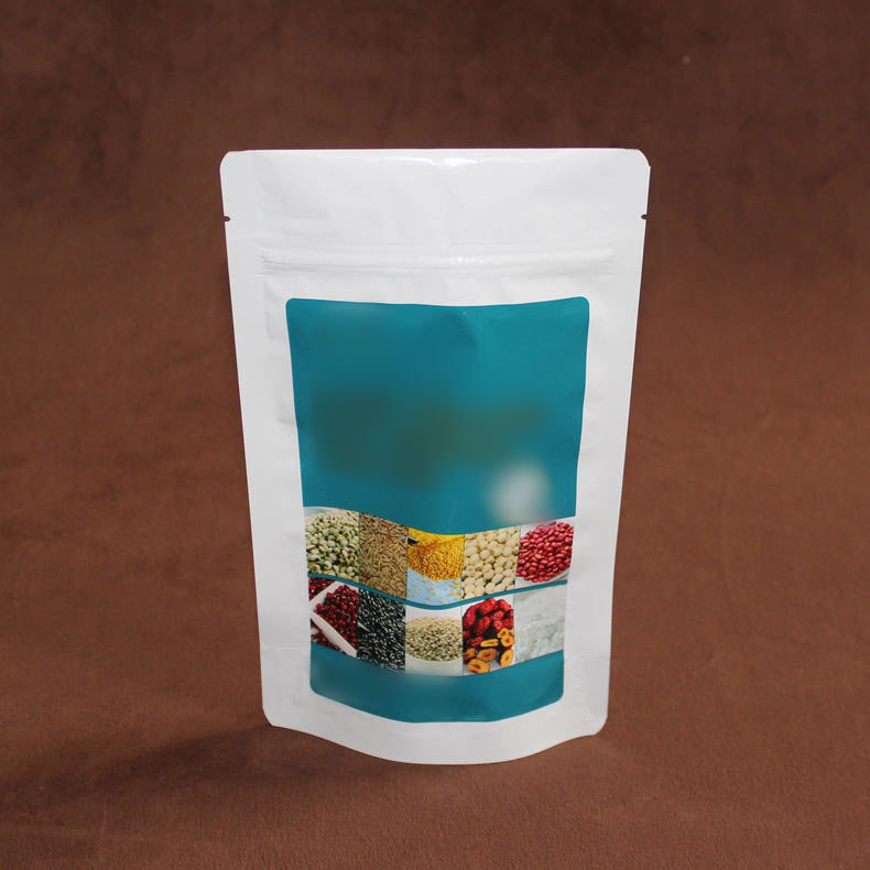 厂家生产定制自立食品袋杂粮包装袋凹印 可免费设计加印logo混批