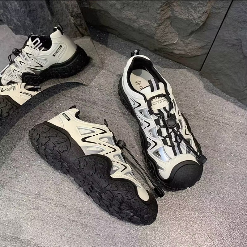 Women's Sports Sandals 2026 New Spring and Summer Breathable Cute Versatile Thick-Soled Dad Shoes Outdoor Hiking Travel Shoes