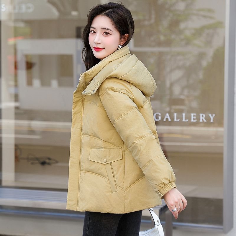 羽绒服女士短款2026新款冬季中老年拆卸连帽加厚宽松休闲保暖外套
