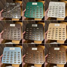 中古vintage锆石开口戒指小众高级感食指戒复古气质轻奢手饰批发