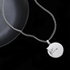 Design fashionable brand necklace stainless steel, sweater hip-hop style, accessory