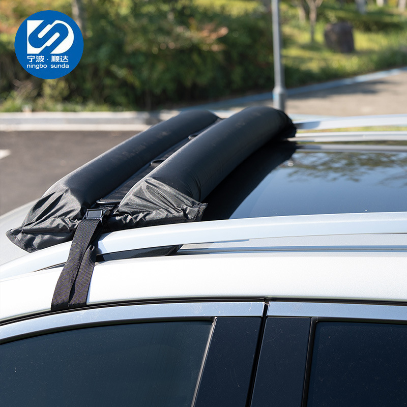 No-Drill Roof Rack Inflatable Car Luggage Rack Amazon Hot-Selling Easy-To-Store Double-Layer Black Customizable