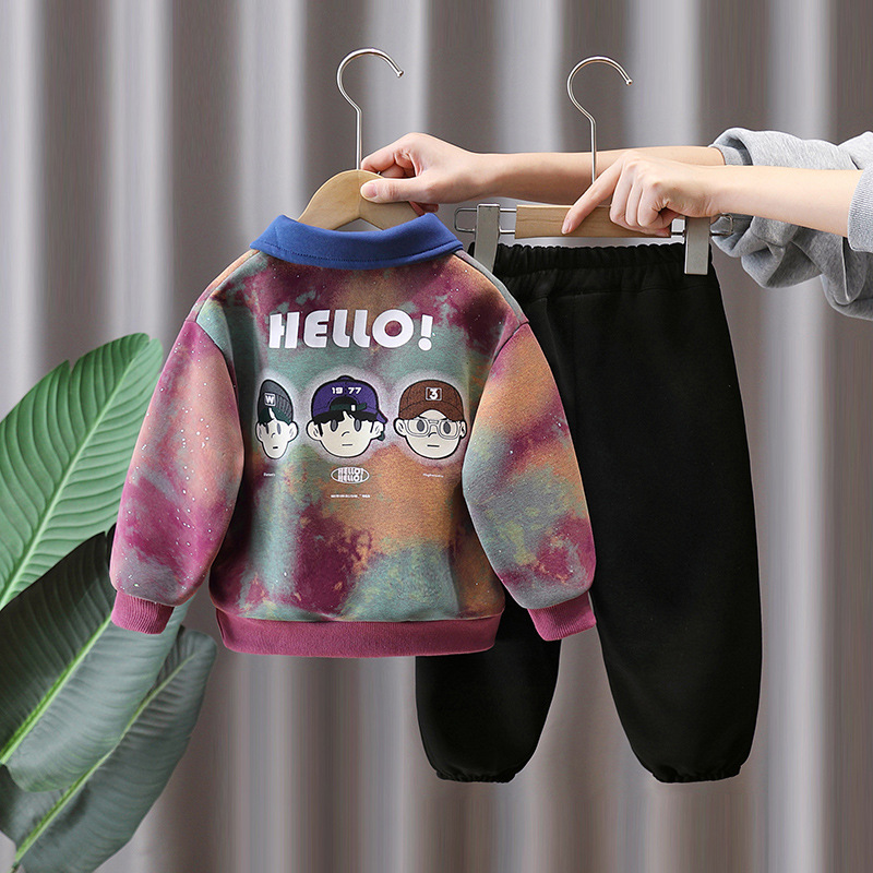 7782 traje de camisa POLO para niños primavera 2025 nuevo estilo estilo occidental ropa de celebridades de Internet para niños primavera y otoño traje de dos piezas primavera