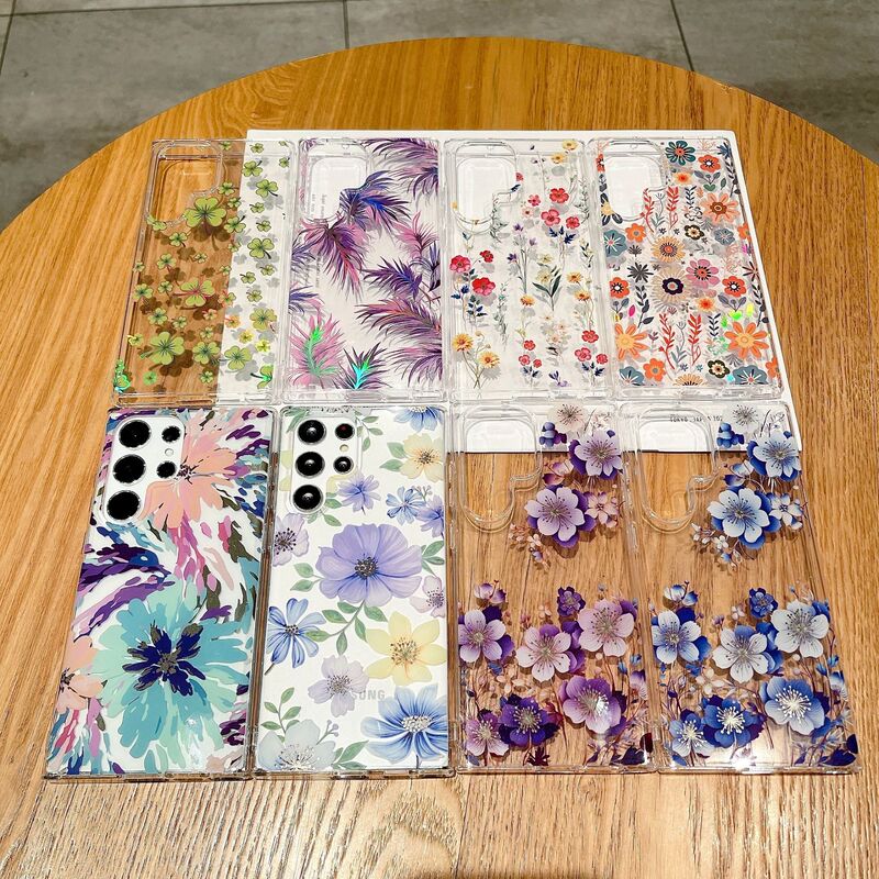 Suitable for Samsung S26Ultra Phone Case S25 Double-Layer Printing A56 Yue Color Garden S24+ Protective Case Cross-Border Suitable for Samsung S26Ultra Phone Case S25 Double-Layer Printing A56 Yue Color Garden S24+ Protective Case Cross-Border