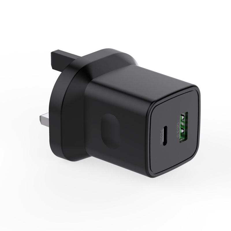 Factory Customized Pd20W Charging Head Mobile Phone Fast Charging Charger Usb18W Qc3.0 Travel Charger