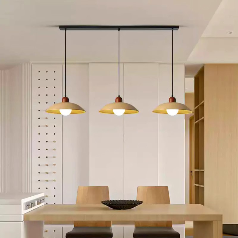 Lámparas de restaurante de estilo antiguo estilo japonés retrógrado de madera de nuez bar de dormitorio candelabros de sala de estar