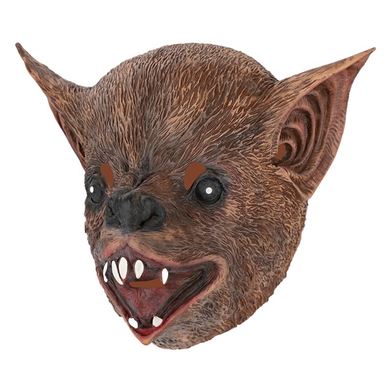 ハロウィーンマスクラテックス頭セットかわいい猫サメアライグマ毛ロバオウムコウモリサイバー舞踏会
