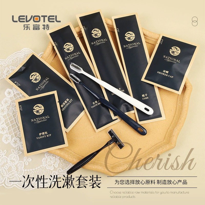 Набор одноразовых туалетных принадлежностей для гостиниц, набор зубной пасты и зубных щеток с мягкой щетиной для гостиничного обслуживания, набор туалетных принадлежностей B&B