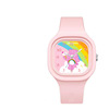 Rainbow cute high quality silica gel watch