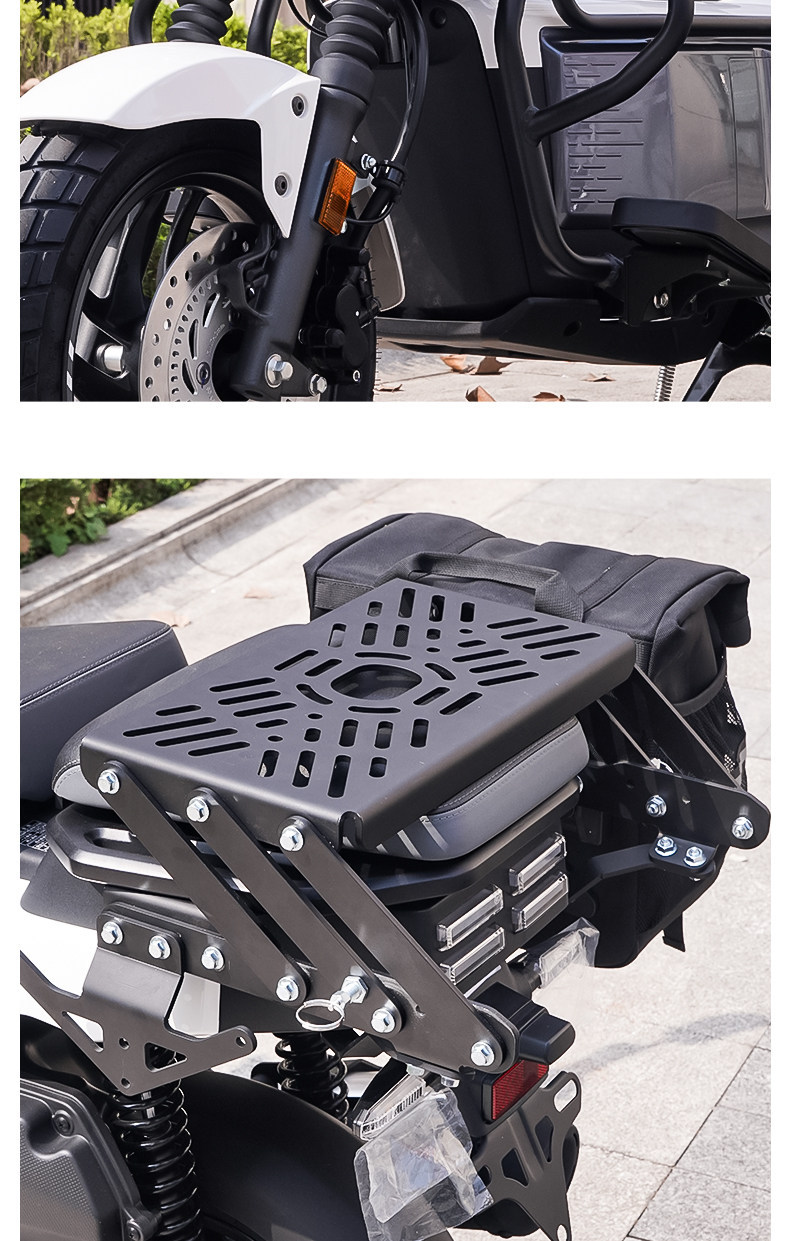Suitable for Honda Squarex125 Guard Bar, Small Zuma Folding Tail Rack, Exhaust Bar, Front, Middle and Rear Racks, Lampshade Accessories