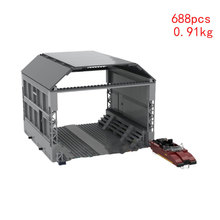 �羳�����ֻ�MOC-112597С����ƴװ��ľ��ߴ���DIY����ģ�Ͱڼ�